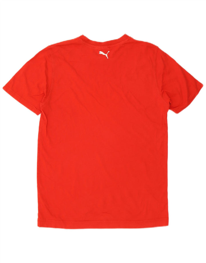 Ανδρικό γραφικό μπλουζάκι Puma Top Medium Red