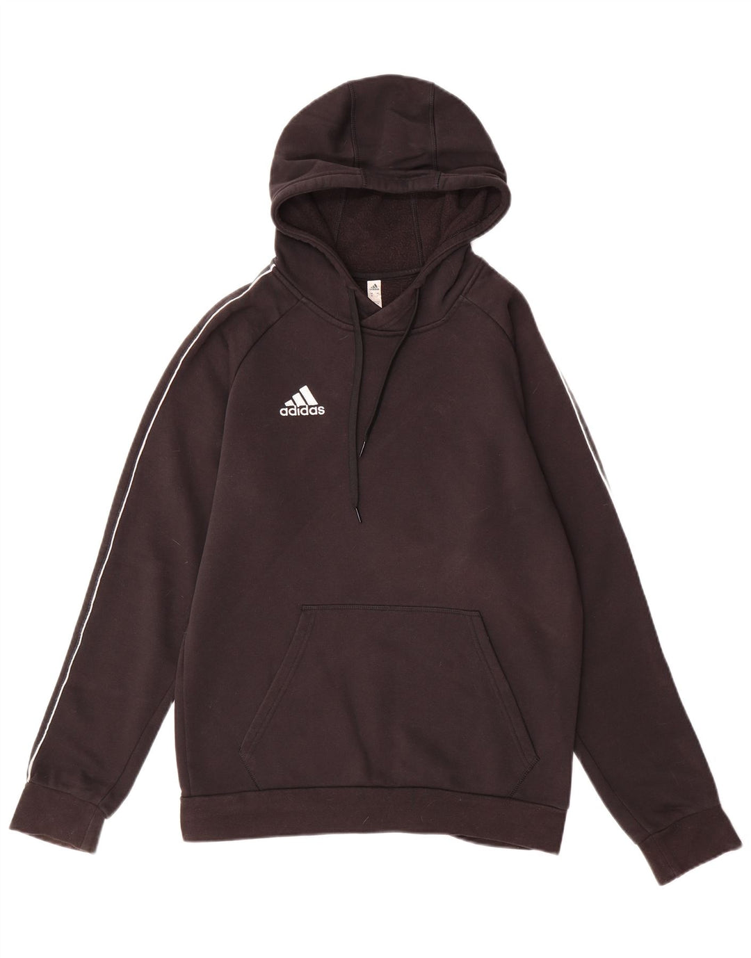 ADIDAS Mens Hoodie Jumper Medium Black Cotton