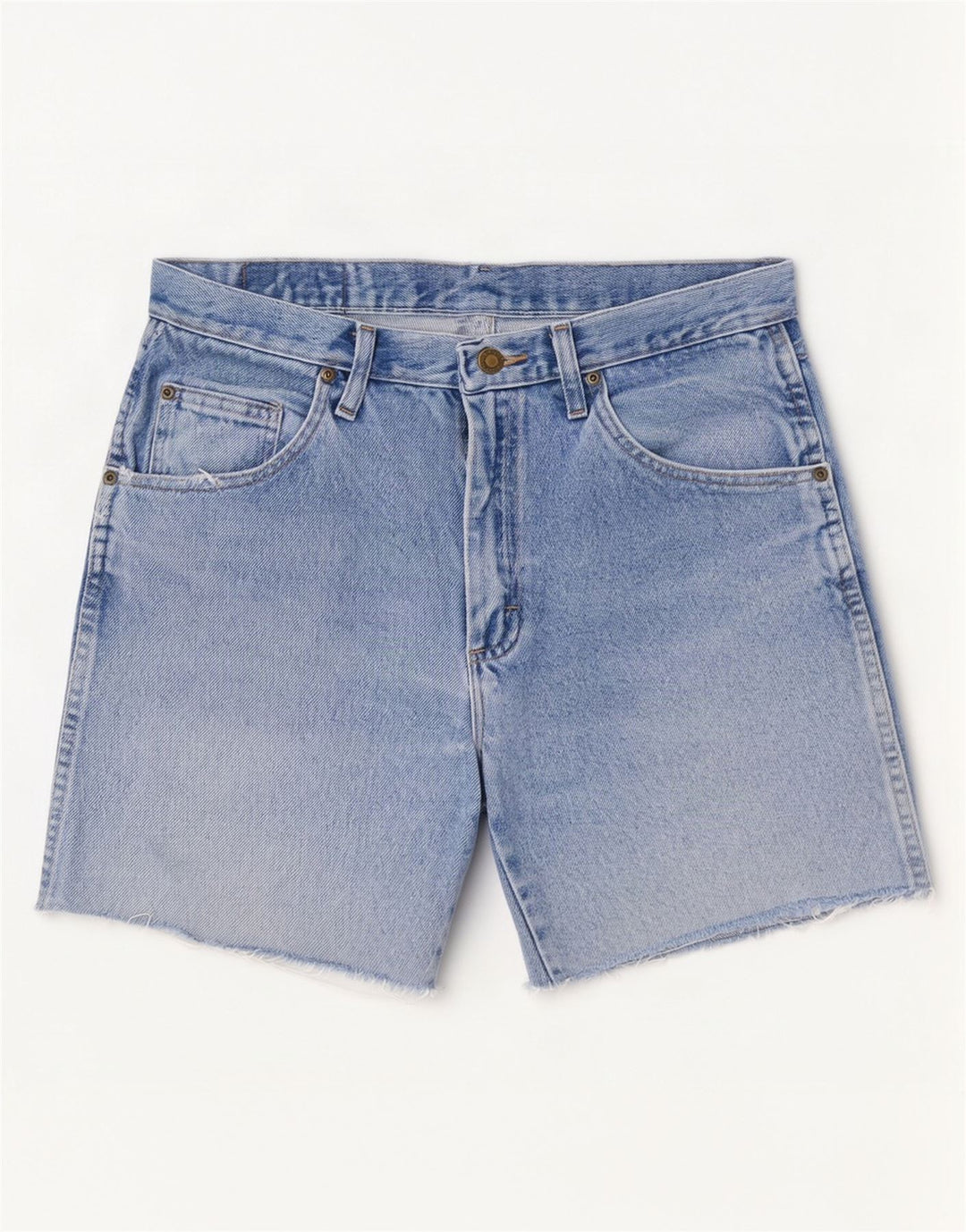 Ανδρικό τζιν σορτς Wrangler με κανονική εφαρμογή W31 μεσαίο μπλε βαμβακερό