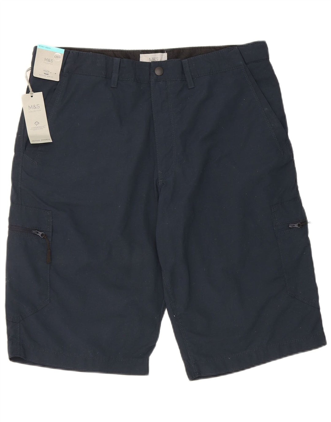 Marks & Spencer Ανδρικό Παντελόνι Cargo W34 Μεγάλο Βαμβακερό Navy Blue