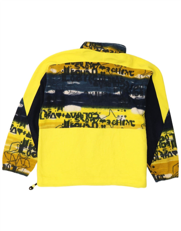 Colmar Ανδρικό φερμουάρ με φερμουάρ Fleece Jumper 2XL Yellow Colourblock Polyester