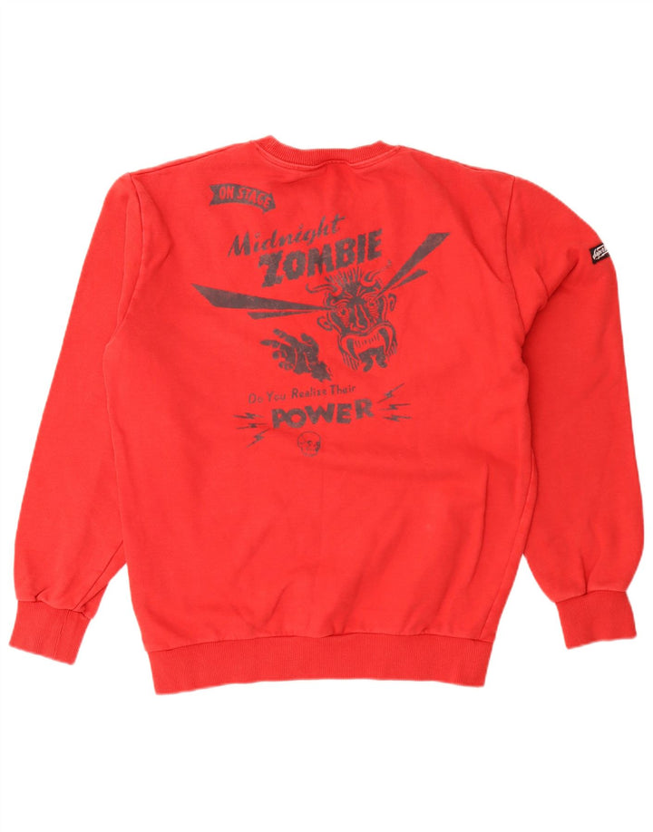 Ανδρικό γραφικό φούτερ Superdry Jumper Medium Red