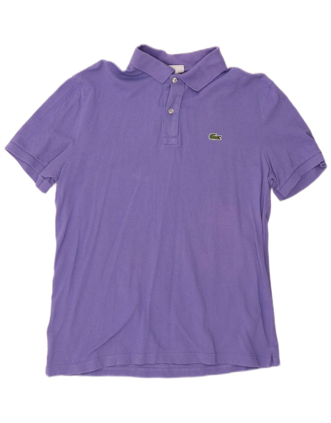 LACOSTE Ανδρικό πουκάμισο Polo Slim Fit Μέγεθος 6 XL Μωβ βαμβακερό