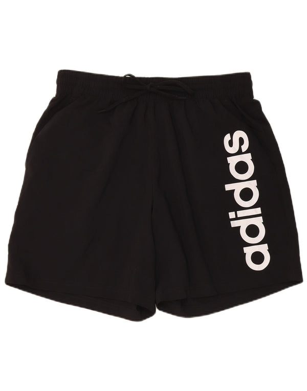 Ανδρικό γραφικό αθλητικό σορτς Adidas XL μαύρο πολυεστέρα