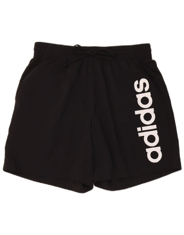 Ανδρικό γραφικό αθλητικό σορτς Adidas XL μαύρο πολυεστέρα