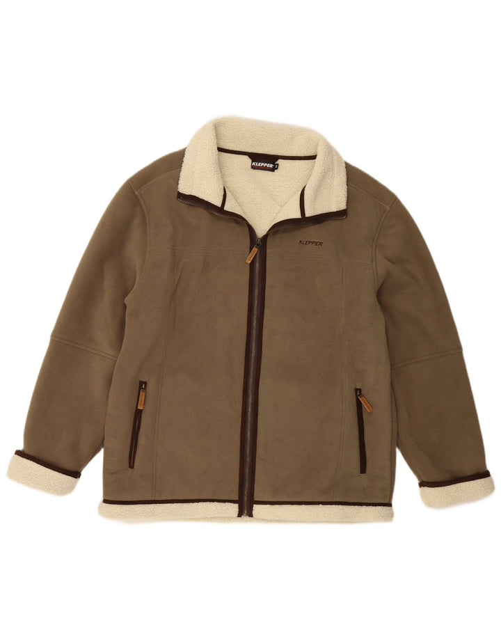 KLEPPER Ανδρικό Sherpa Fleece Jacket IT 56 3XL Khaki Polyester