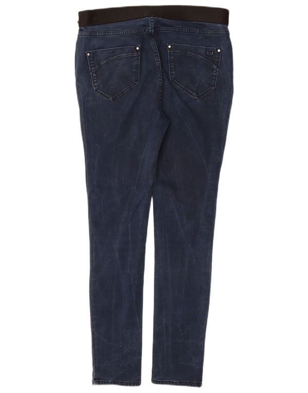 KAREN MILLEN Γυναικεία Jegging Τζιν UK 12 Medium W28 L28 Navy Blue Cotton