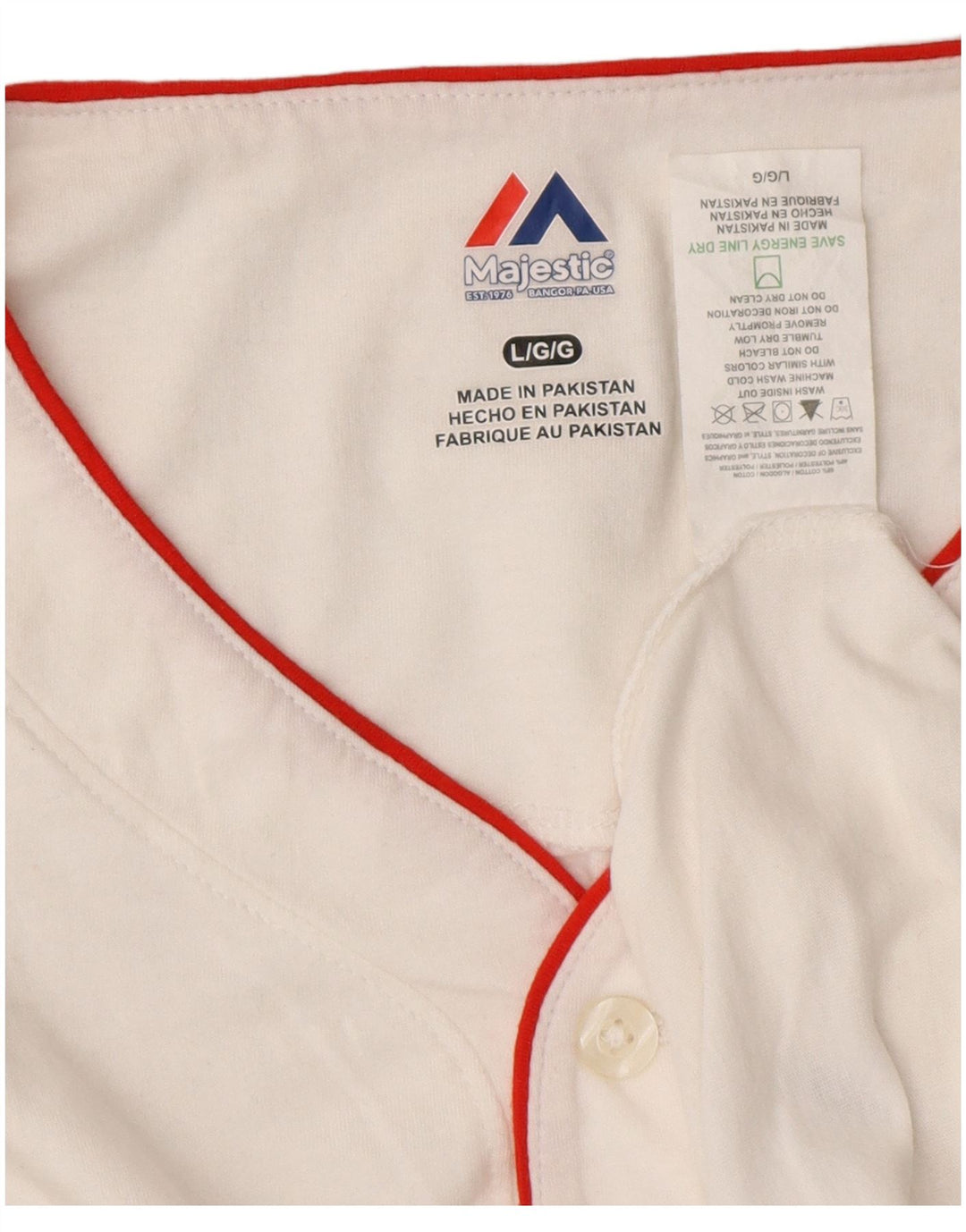 MAJESTIC Ανδρικό St. Louis Cardinals Graphic Top 3/4 Μανίκι μεγάλο λευκό