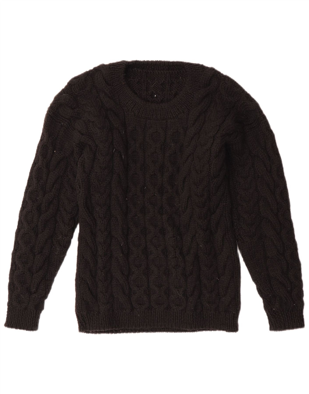 Γυναικείο πουλόβερ με λαιμόκοψη VINTAGE UK 12 Medium Black