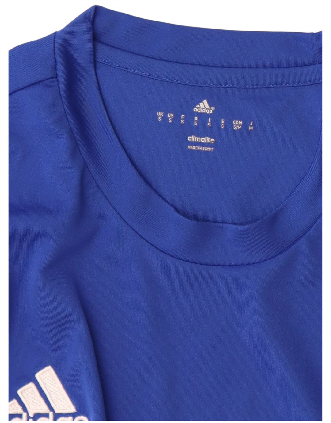 Adidas Ανδρικό T-Shirt Climalite Top Small Blue Polyester