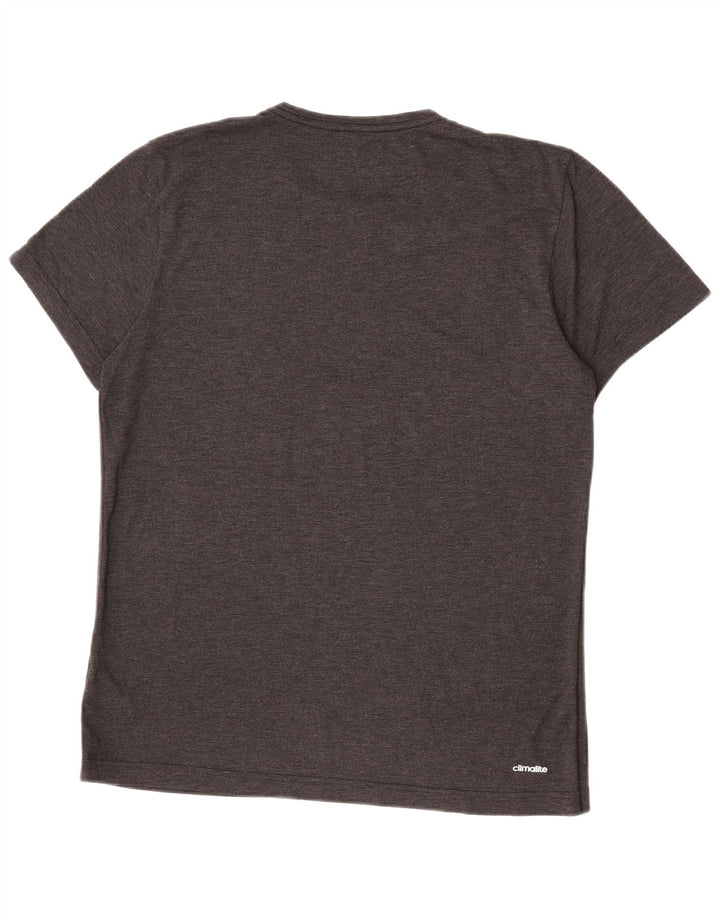 Ανδρικό T-Shirt Climalite Adidas Top Large Grey Polyester