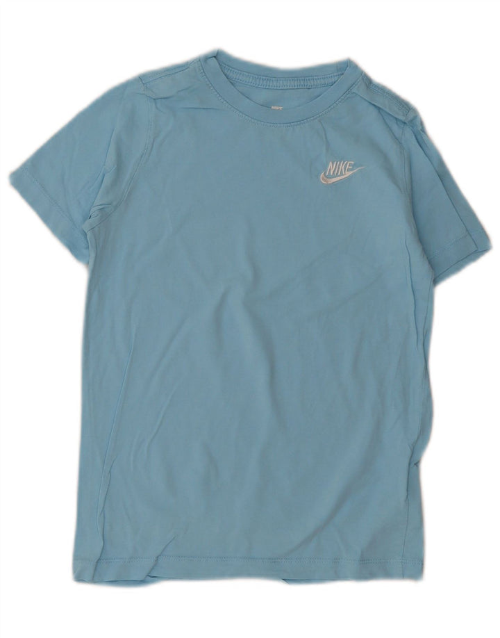 Μπλουζάκι Nike Boys T-shirt 10-11 ετών μεσαίο μπλε βαμβακερό