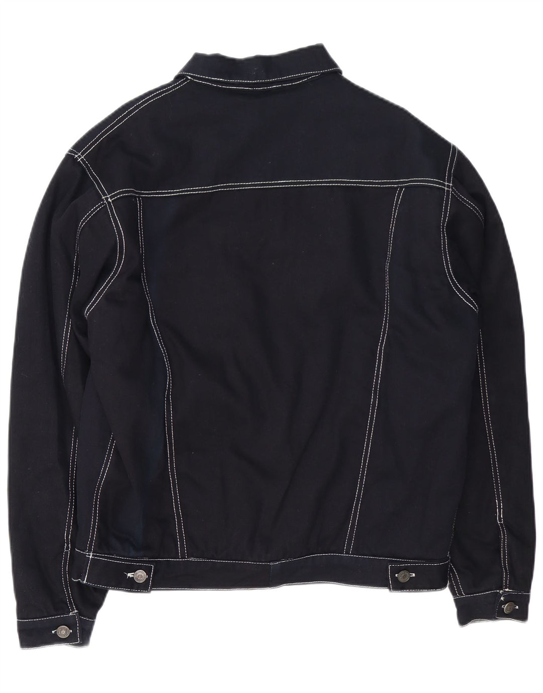 Komodo Ανδρικό Τζιν Μπουφάν UK 40 Large Navy Blue Cotton