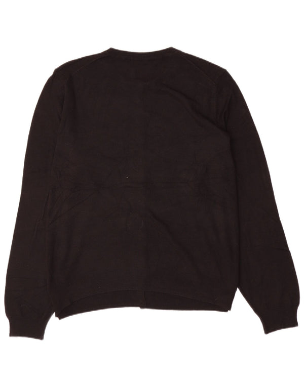 MARKS & SPENCER Γυναικείο πουλόβερ ζακέτα UK 20 2XL Μαύρη βισκόζη