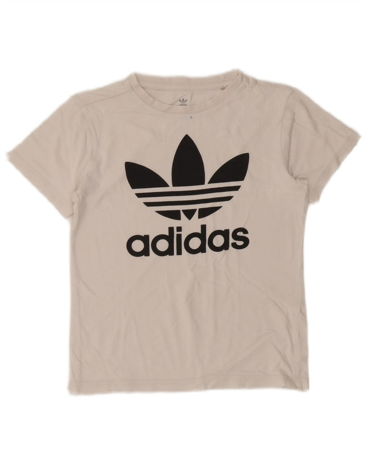 Adidas Boys Graphic T-Shirt Top 10-11 Years Λευκό