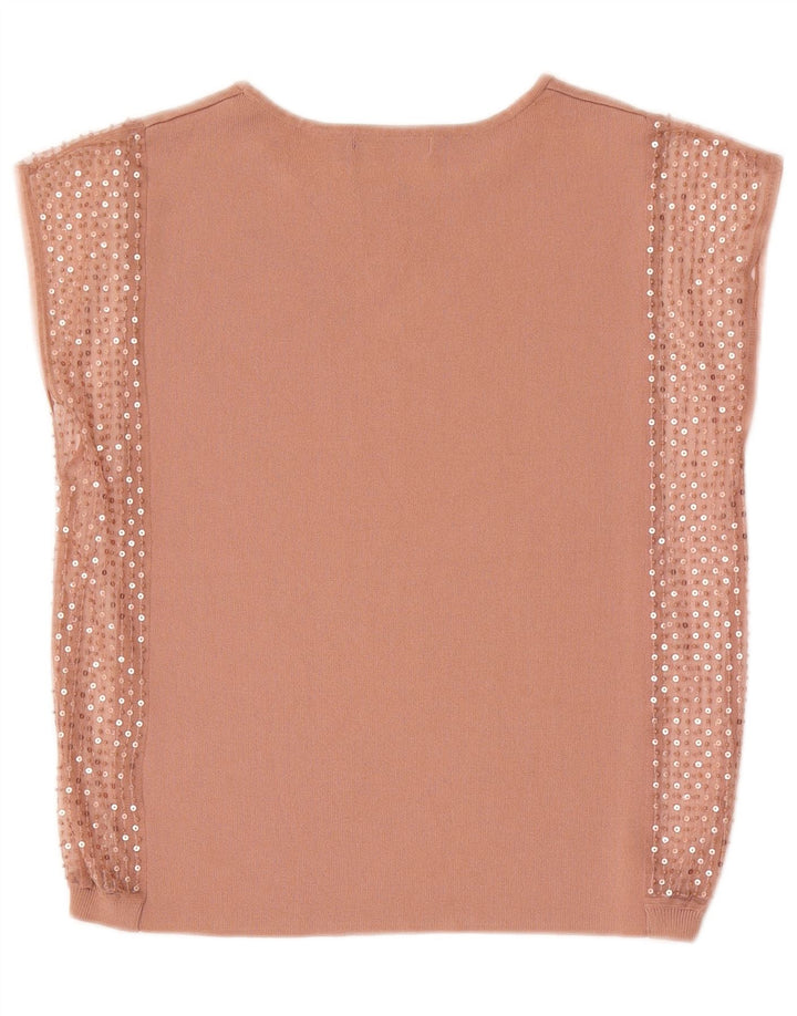Zara Γυναικεία Μπλούζα Τοπ UK 14 Medium Beige