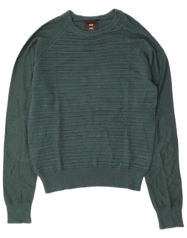 CARRERA Γυναικείο πουλόβερ με λαιμό σκάφος UK 14 Μεσαίο πράσινο ριγέ