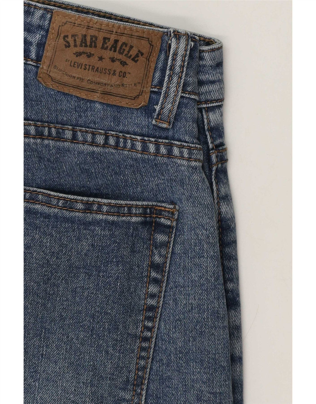 Levi's Mens Distressed Slim Jeans W32 L30 Blue