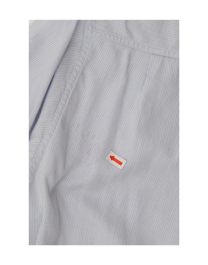 ARMANI JUNIOR Πουκάμισο για αγόρια 13-14 ετών Μπλε βαμβακερό ριγέ