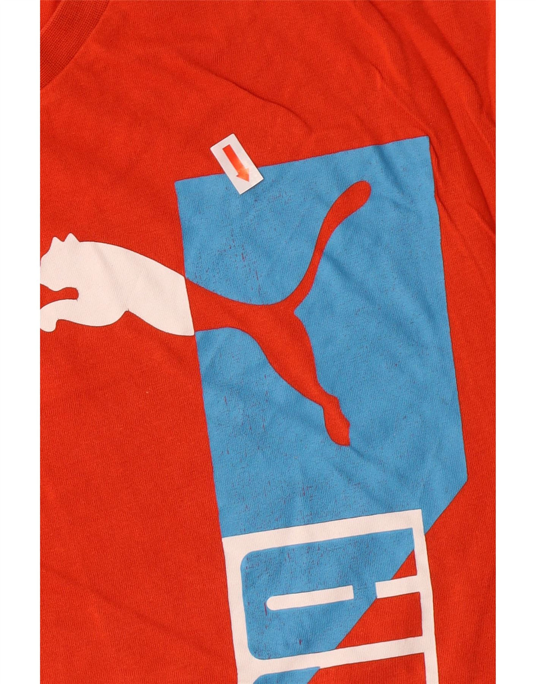 Ανδρικό γραφικό T-Shirt PUMA Top XL Πορτοκαλί βαμβακερό