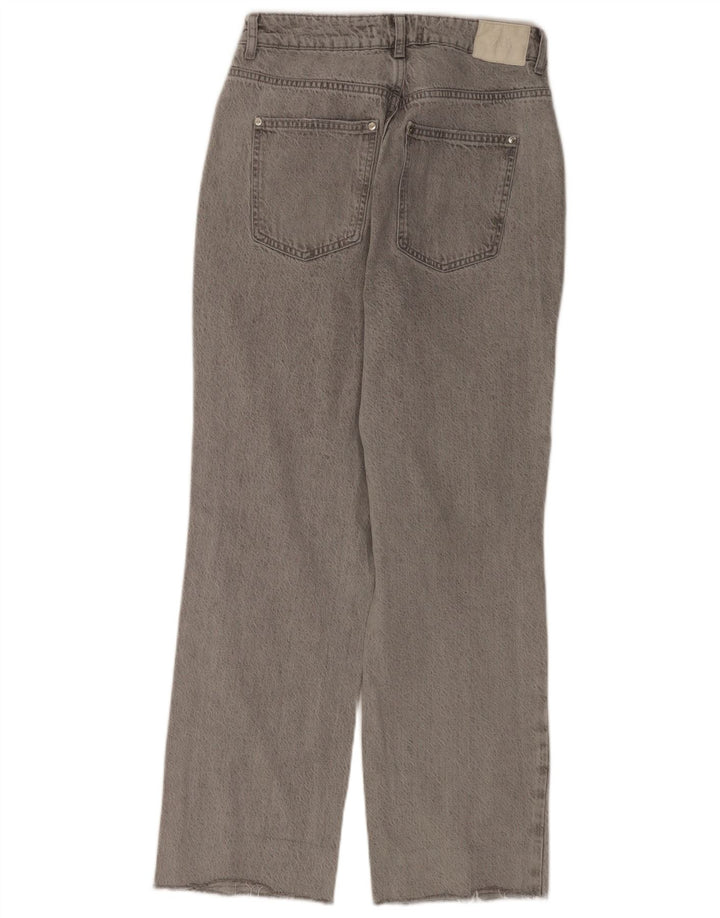 Zara Γυναικεία τζιν με κωνικό ύφος EU 40 Medium W30 L29 Γκρι βαμβακερό