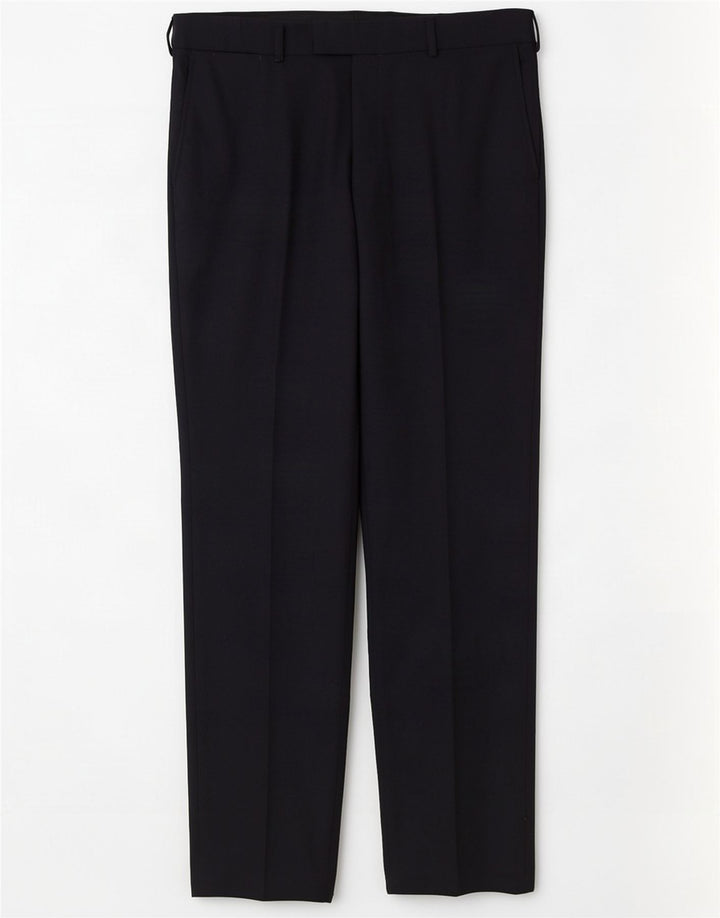 Ανδρικό ίσιο casual παντελόνι Jaeger W36 L33 Navy Blue Wool