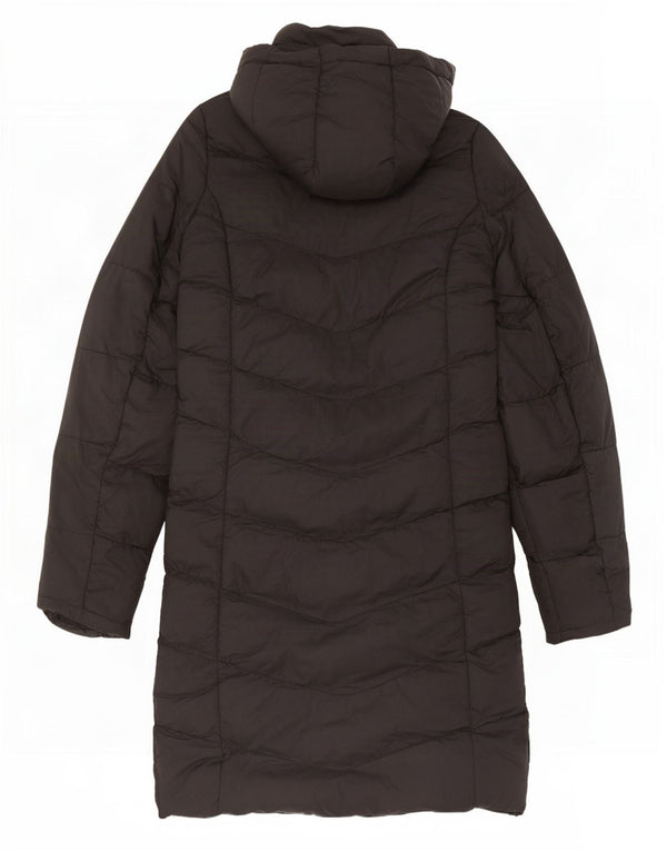 Mountain Warehouse Γυναικείο παλτό με κουκούλα UK 8 Small Black Polyester