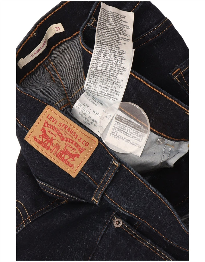 Γυναικείο Levi's Classic Fit Bootcut Jeans W31 L32 Navy Blue Cotton
