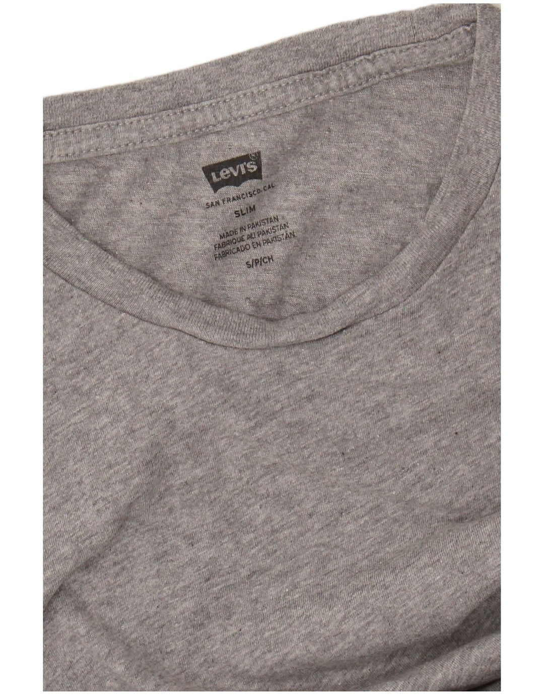 Ανδρικό T-shirt LEVI'S Slim Fit Top Small Grey Flecked