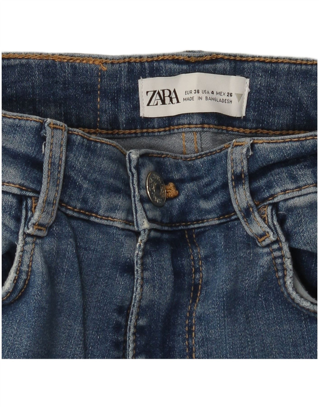 ZARA Γυναικείο Skinny Jeans EU 36 XS W26 L27 Blue