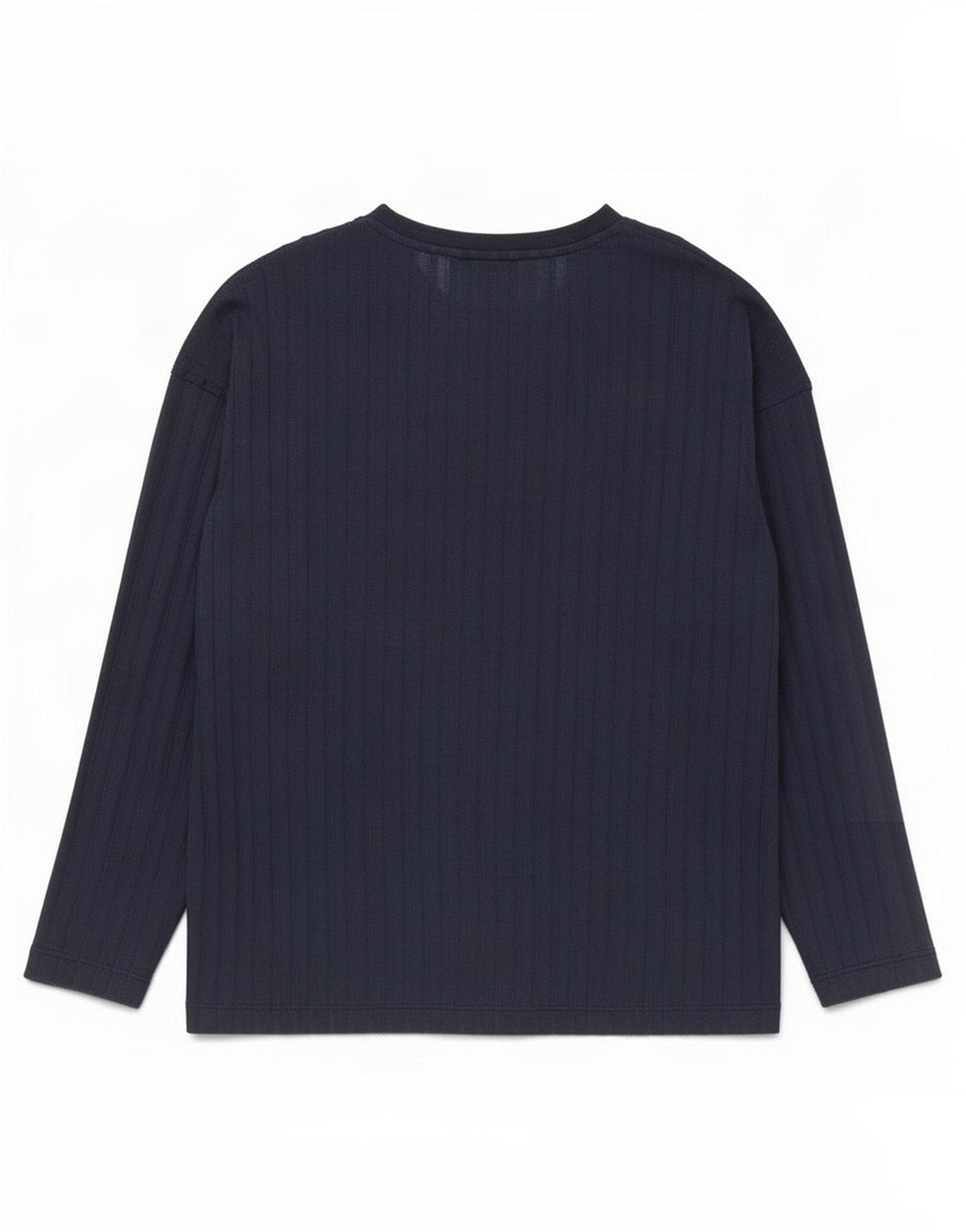 Marks & Spencer Γυναικείο τοπ μακρυμάνικο UK 12 Medium Navy Blue Polyester