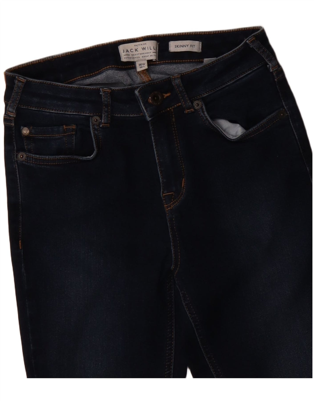 Jack & Jones Γυναικεία Skinny Jeans W26 L28 Navy Blue Polyester