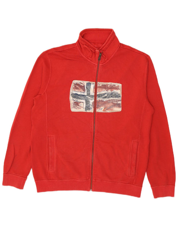 Ανδρική αθλητική φόρμα Napapijri γραφική φόρμα Top Jacket XL Red