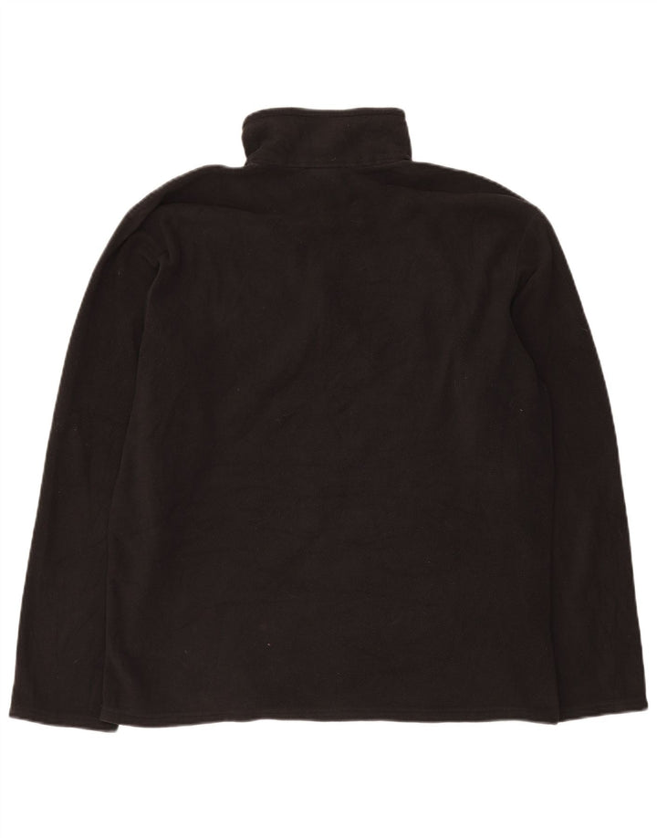 THE NORTH FACE Ανδρικό φερμουάρ Fleece Jumper Μεγάλο Μαύρο Πολυεστέρα