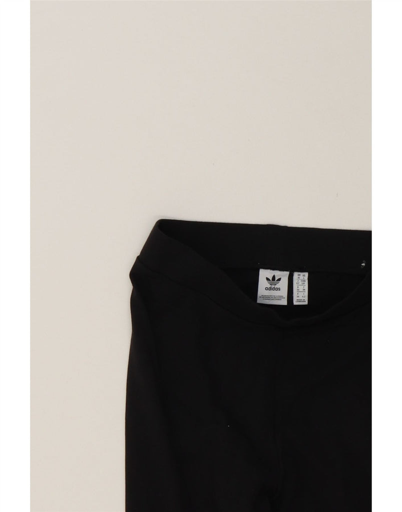 ADIDAS Womens Leggings UK 10 Small  Black Cotton Vintage Adidas and Second-Hand Adidas from Messina Hembry 