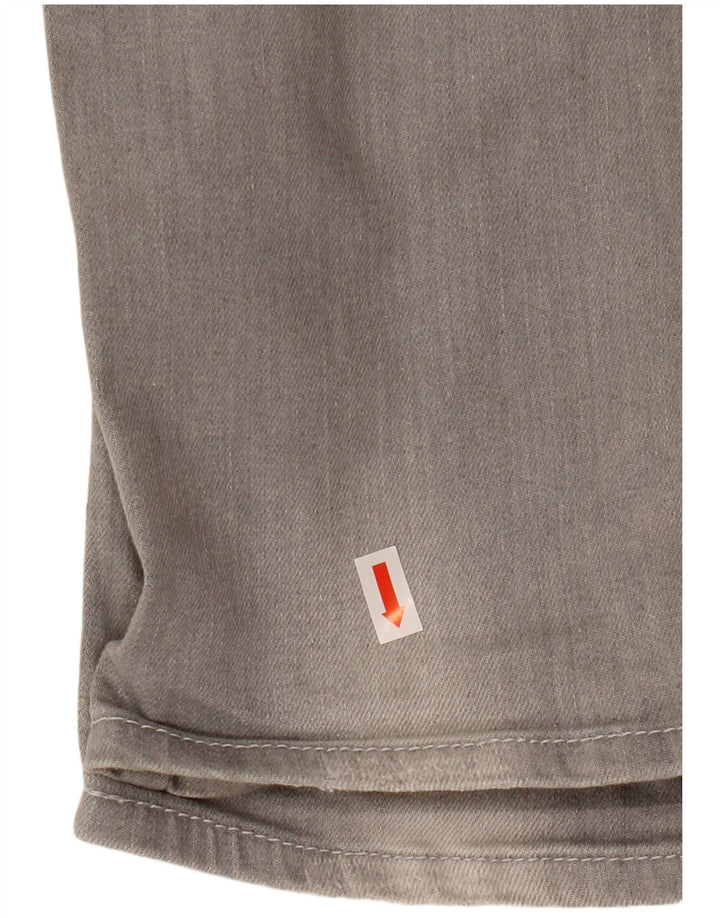 ARMANI JUNIOR Girls Slim Jeans 11-12 ετών W26 L29 Γκρι βαμβακερό