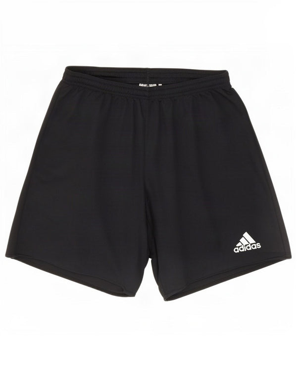 Ανδρικό αθλητικό σορτς Adidas Climalite από μικρό μαύρο πολυεστέρα