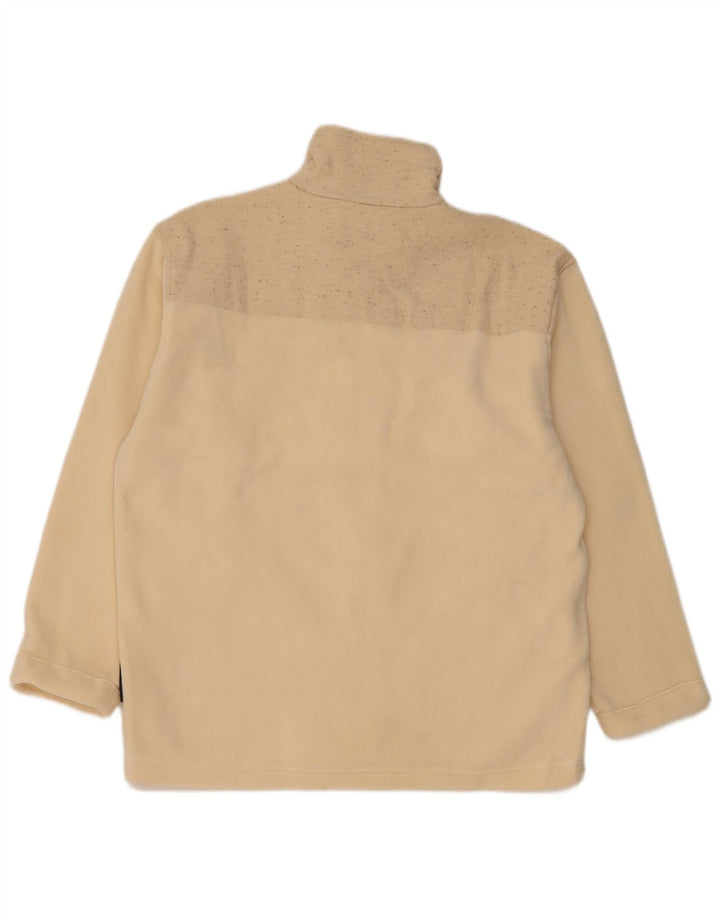 Silvy Γυναικείο Fleece Jacket UK 16 Large Beige Floral Polyester