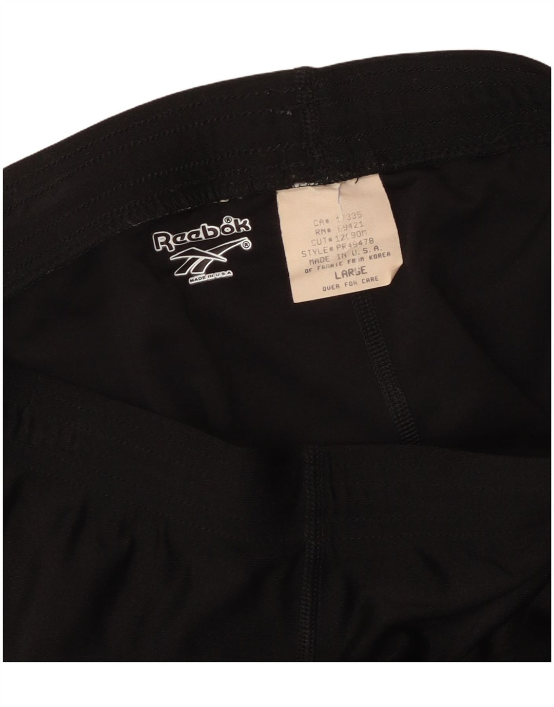 Γυναικείο κολάν Reebok UK 14 Large Black Nylon