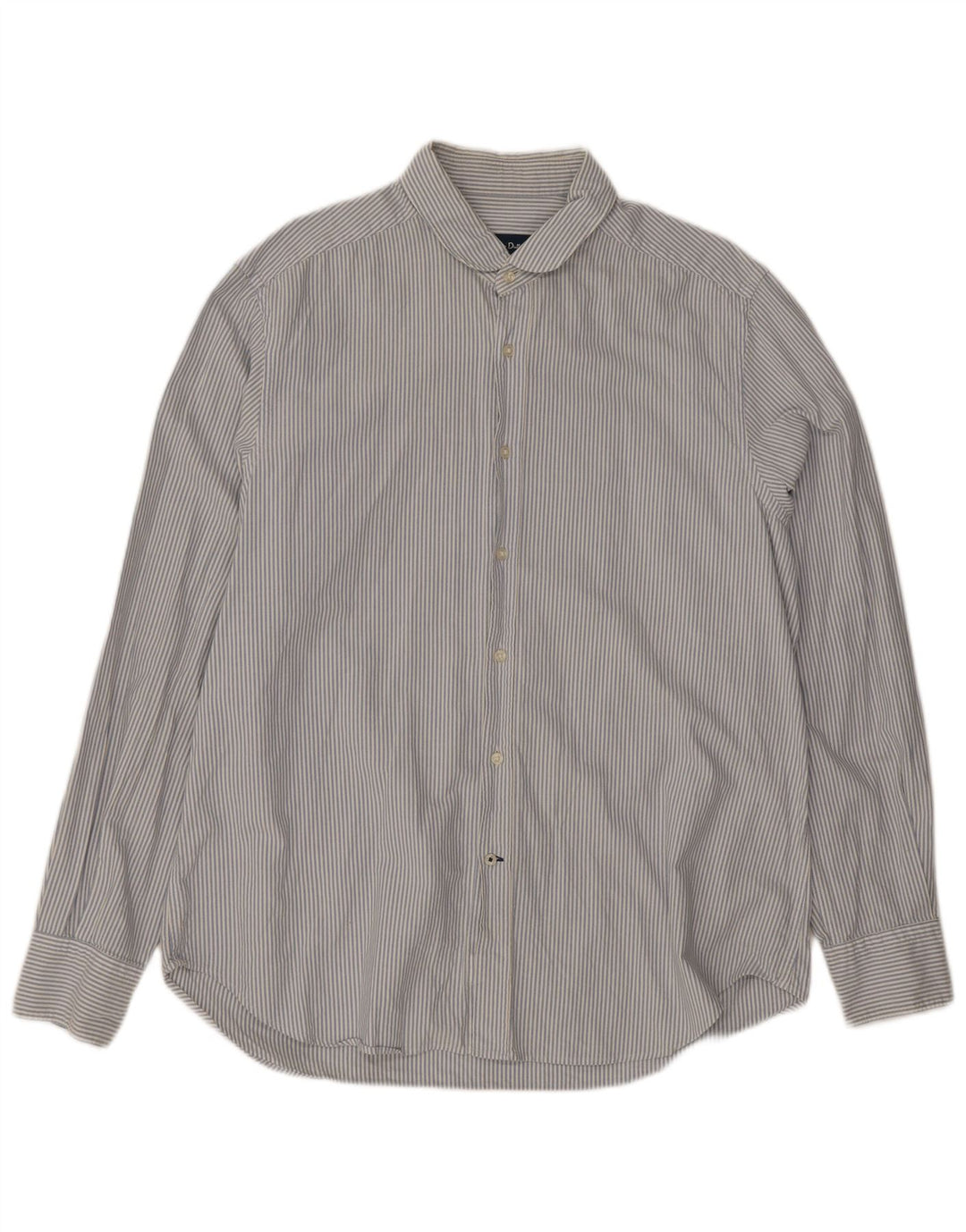 Ανδρικό πουκάμισο Massimo Dutti XL Blue Pinstripe