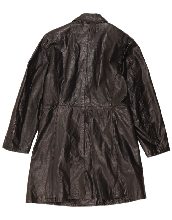 Conbipel Γυναικείο Δερμάτινο Παλτό IT 44 Medium Black Leather