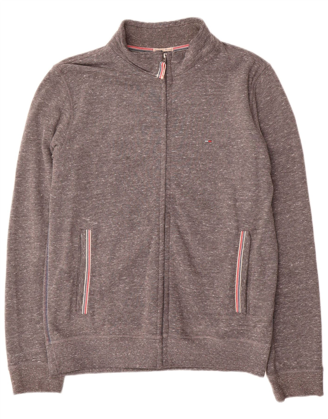 Tommy Hilfiger Γυναικεία αθλητική φόρμα Top Jacket UK 16 Large Grey Flecked
