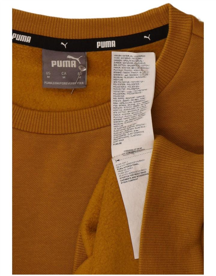 Ανδρικό φούτερ Puma Jumper Μεσαίο κίτρινο βαμβακερό