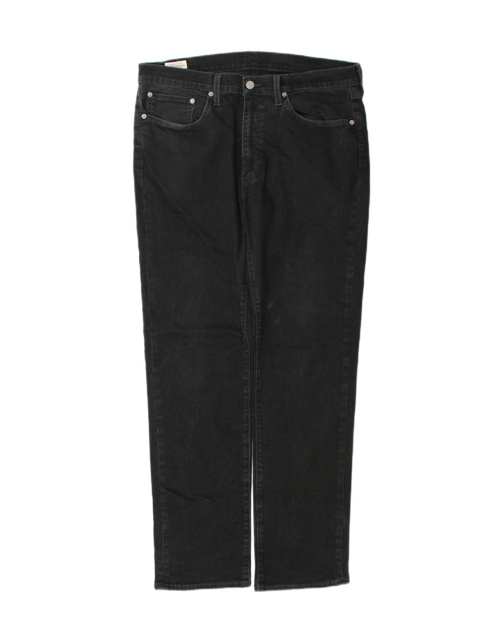 Levi's Mens 514 Straight Jeans W36 L34 Μαύρο βαμβακερό