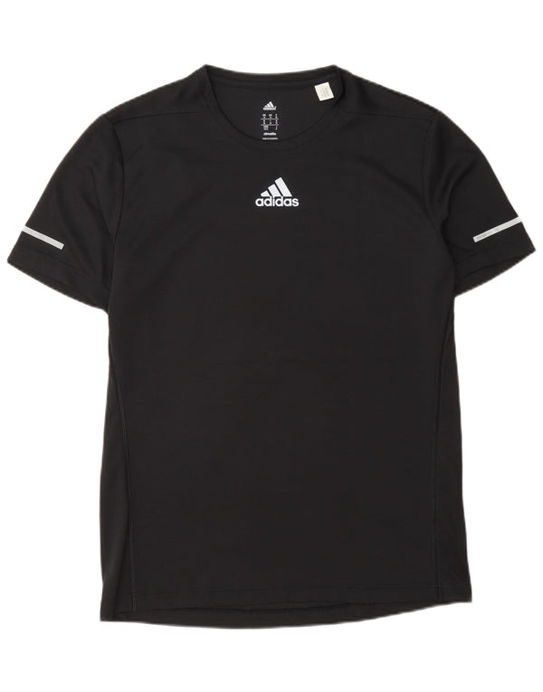 Ανδρικό T-Shirt Climalite Adidas Top Medium Μαύρο