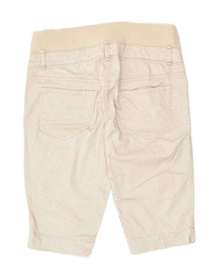 BENETTON Womens Low Waist Casual Shorts UK 6 XS W32 Beige Cotton | Vintage Benetton | Thrift | Second-Hand Benetton | Used Clothing | Messina Hembry 
