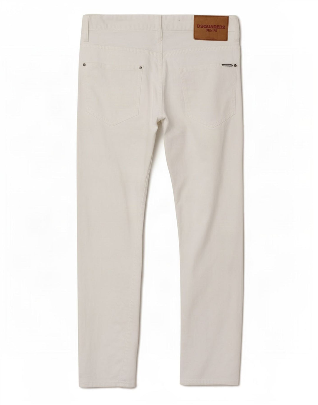 Ανδρικό Dsquared2 Distressed Slim Jeans W36 L28 Λευκό βαμβακερό