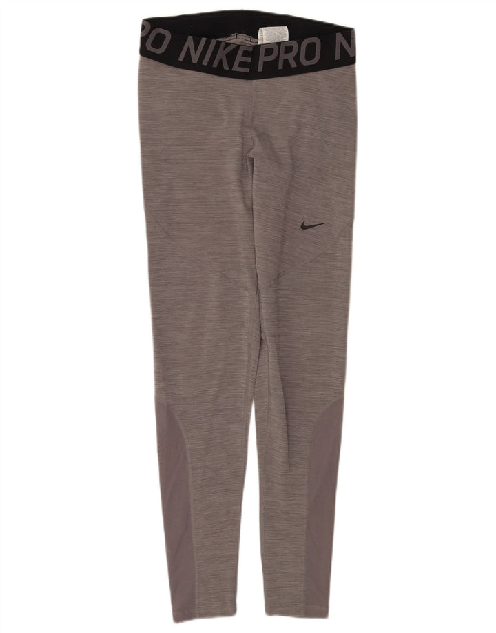 Γραφικά κολάν Nike Nike Dri Fit UK 12 Medium Grey Colourblock