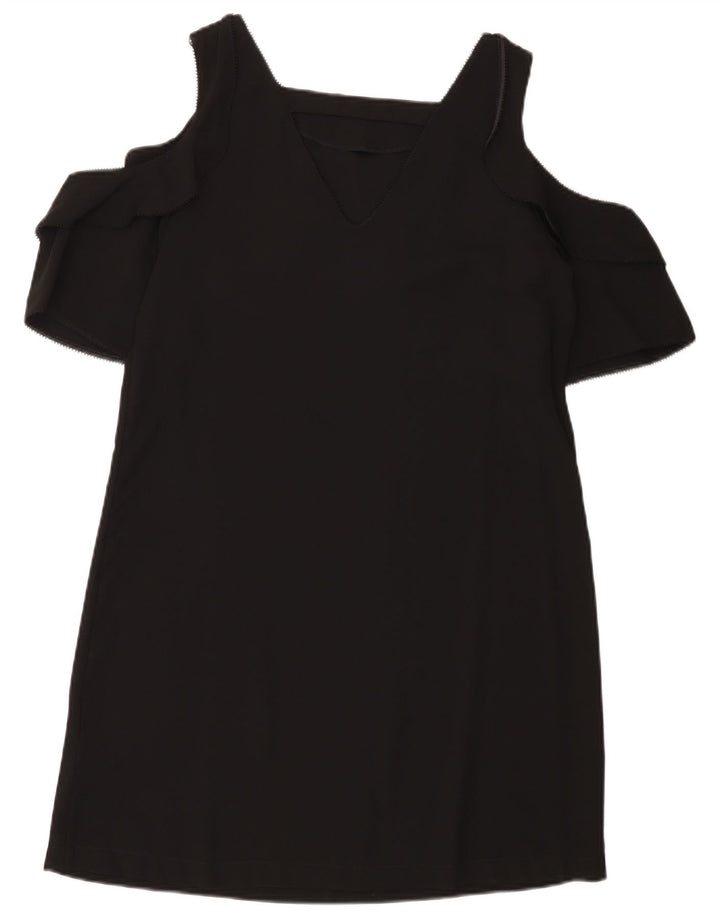 Επόμενο Γυναικείο Φόρεμα με Off Shoulder UK 12 Μεσαίο Μαύρο Πολυεστέρα