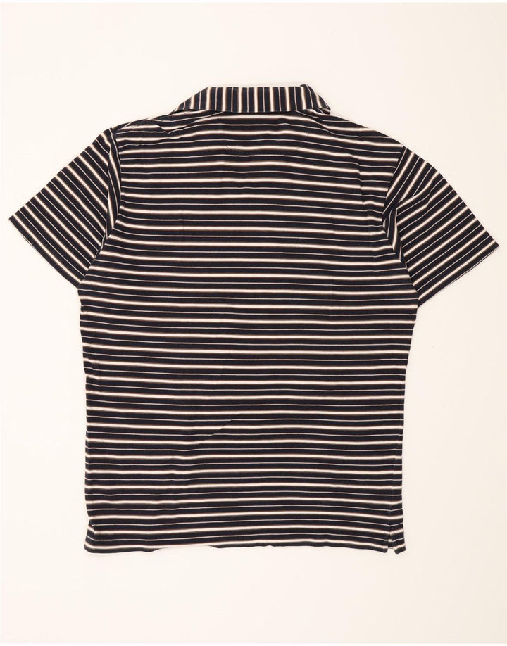 Brooksfield Ανδρικό πουκάμισο Polo IT 52 Large Navy Blue ριγέ